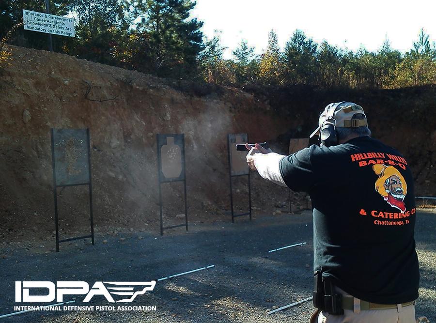 2023 IDPA TN STATE Awards Randy Harris at the range